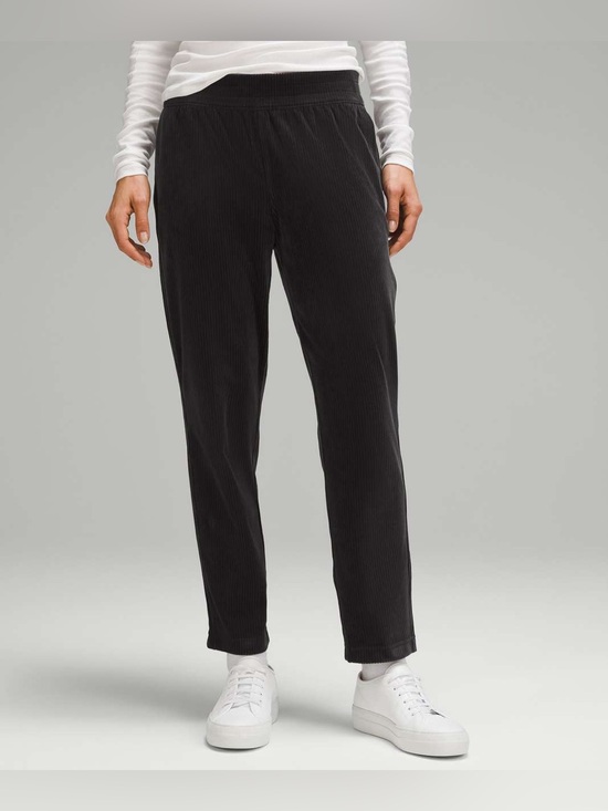 lululemon athletica Pants - Lululemon Scuba Mid-Rise Wide-Leg Pant 7/8 Length *Velvet Cord